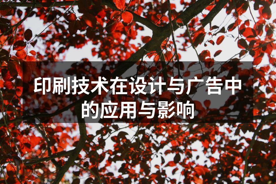 印刷技术的多样性与应用